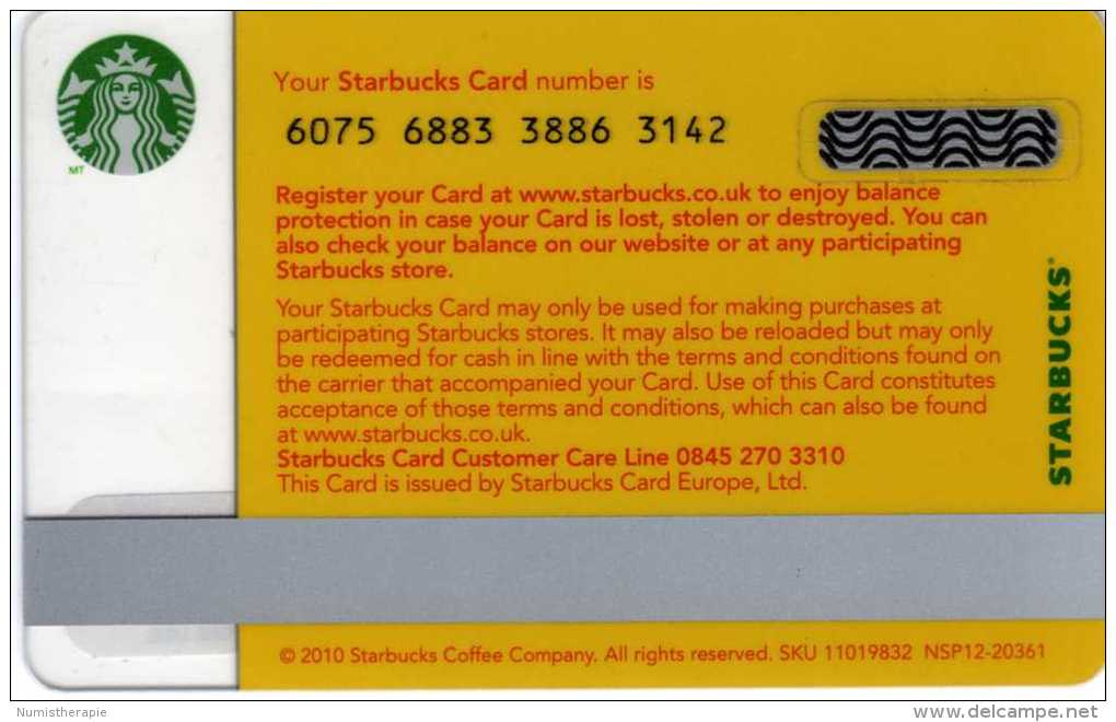 GB UK : Starbucks Card : Happy Birthday - Tarjetas De Regalo