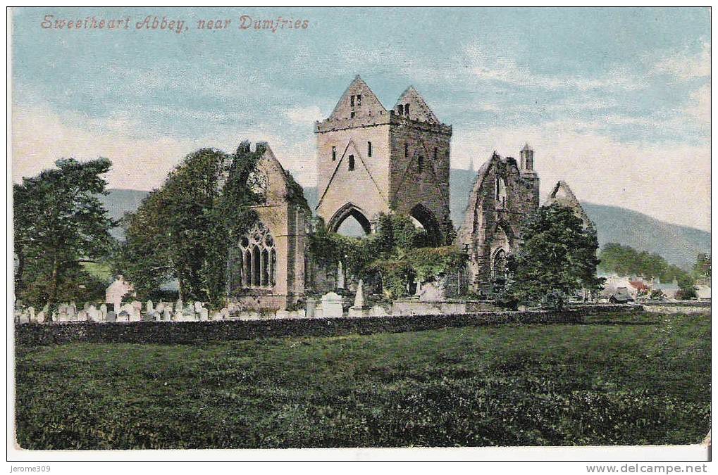 ROYAUME-UNI - ECOSSE - DUMFRIES- CPA - Sweeiheart Abbey, Near Dumfries - Dumfriesshire