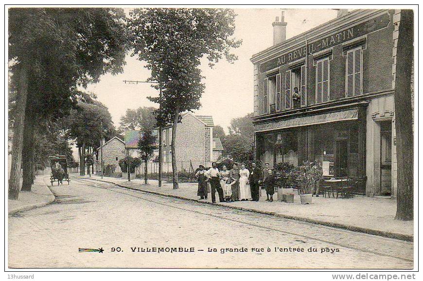 Carte Postale Ancienne Villemomble - La Grande Rue à L'entrée Du Pays - Villemomble