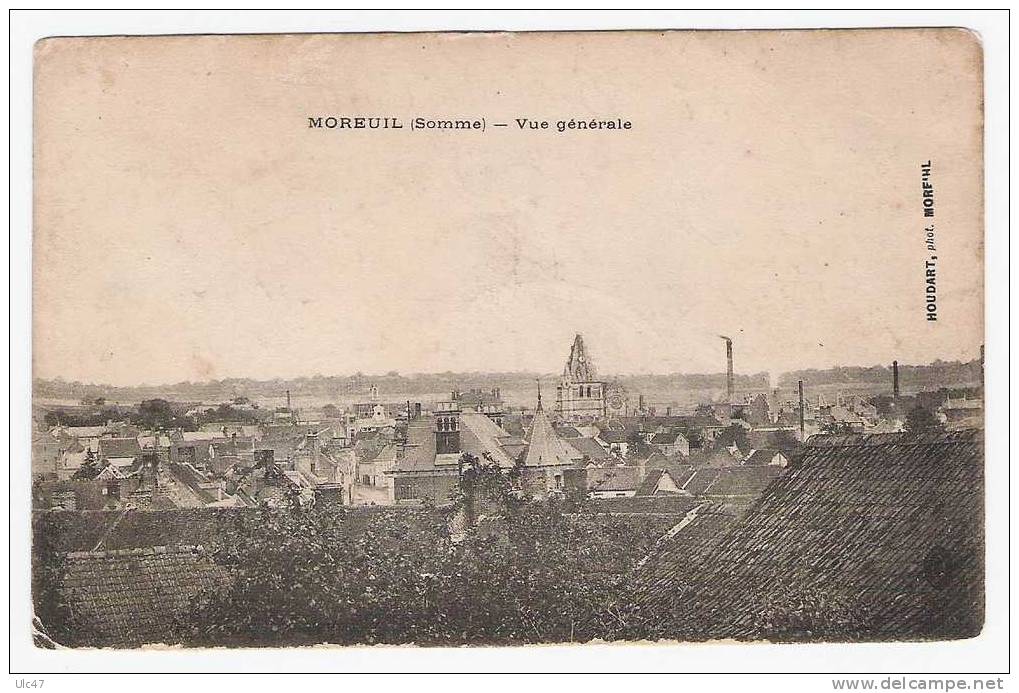 - MOREUIL ( Somme ).  -  Vue Générale  -  Cpa  - - Moreuil