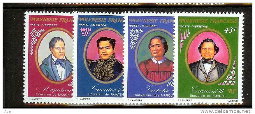 POLYNESIE  PA 117 à 120**    ANCIENS SOUVERAINS - Unused Stamps