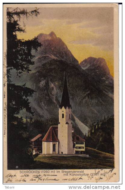 Austria. Schröcken. Old Postcard. - Autres & Non Classés