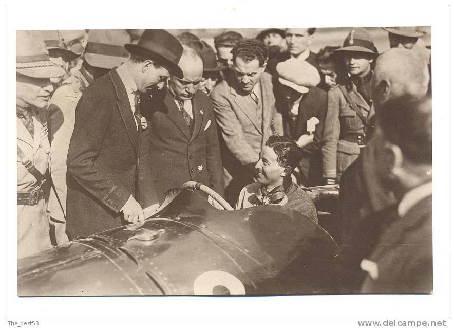 1 Er Grand Prix  D´Europe  Monza - Mussolini  Causant Avec Bordino  Le 9/9/23 - Autres & Non Classés