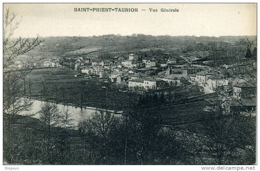 87 - CPA Saint-Priest-Taurion - Vue Générale - Saint Priest Taurion