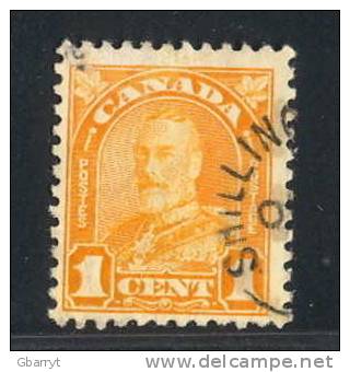 Canada Scott #  162 Used VF  Shillington Ontario Partial Split Circle Cancel - Used Stamps