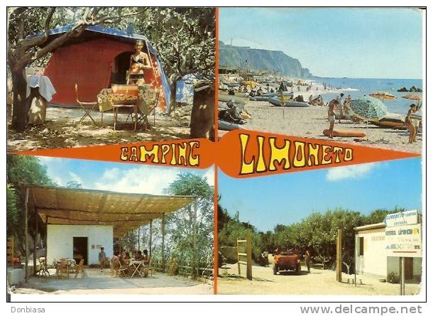 S. Nicolò Ricadi (Vibo Valentia): Camping Limoneto - Loc. Torre Ruffa. Cartolina Viaggiata 1978 - Vibo Valentia
