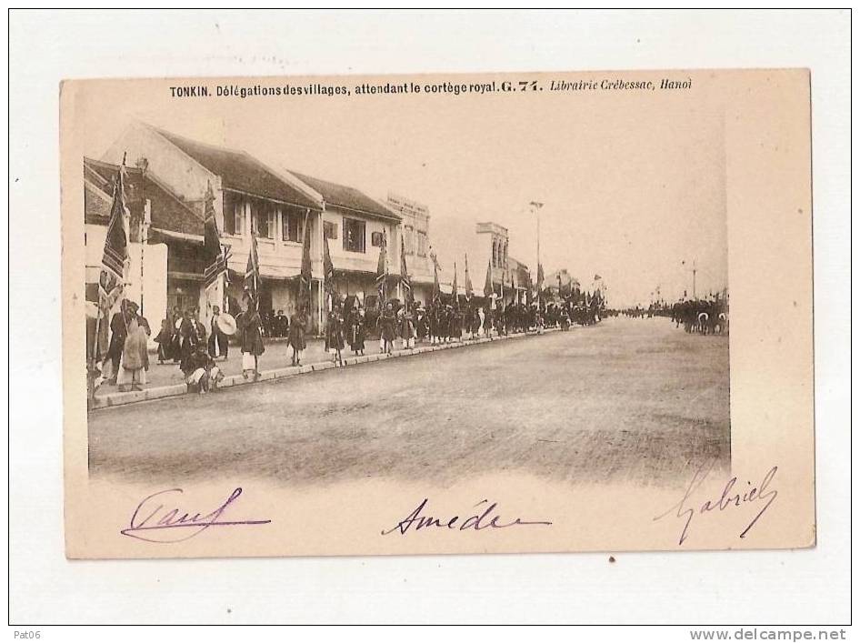 CPA   HANOI  TONKIN  - Obl.1903 - Andere & Zonder Classificatie