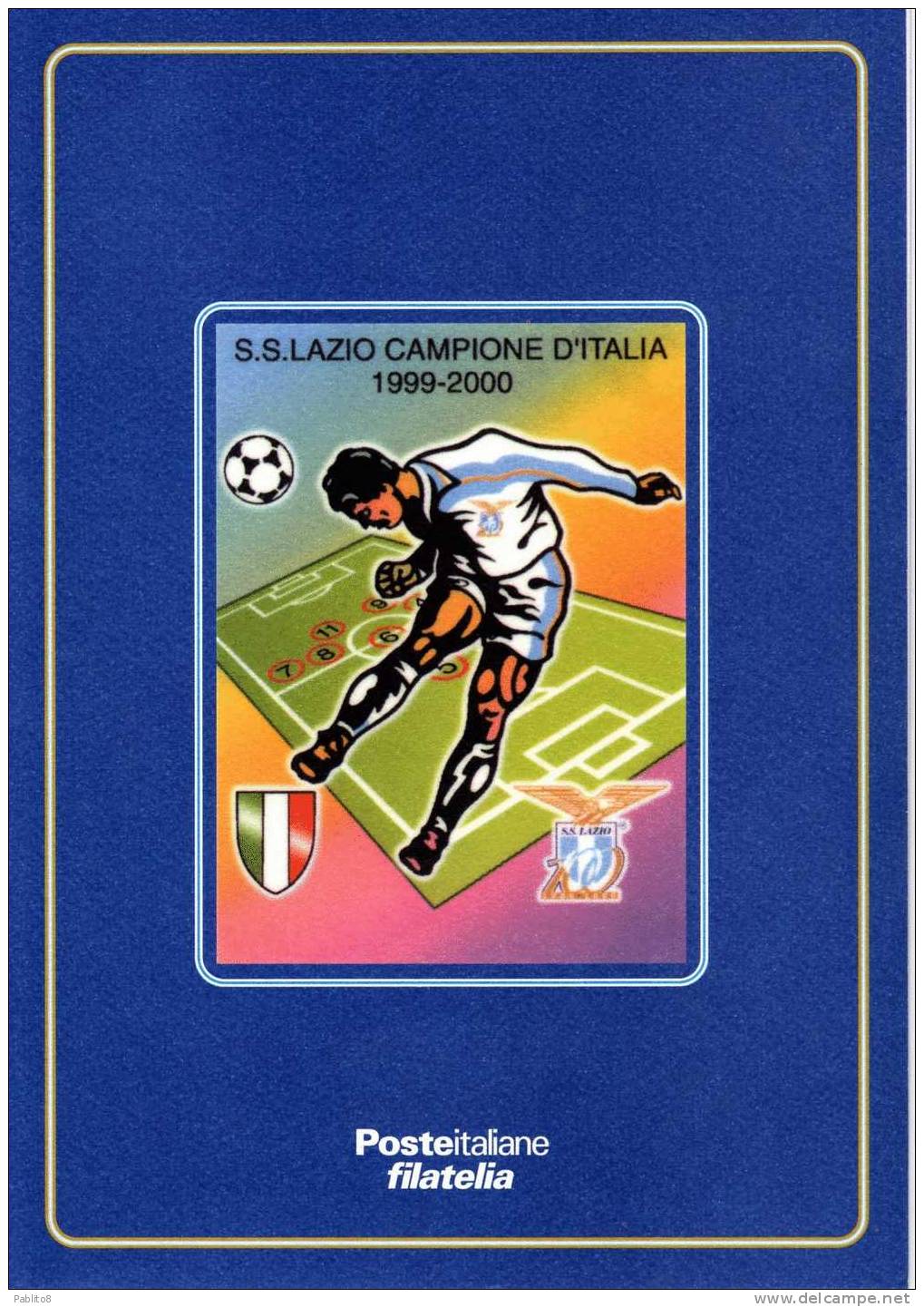 SUPER OFFERTA!!!  ITALIA  FOLDER 20-05-2000 LAZIO CAMPIONE D´ITALIA - Pochettes