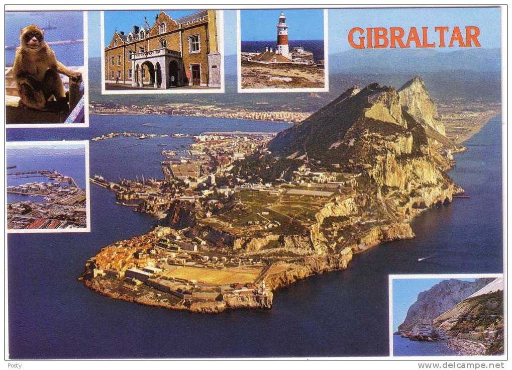 CPSM - GIBRALTAR - Multivues - Coul - Ann 70 - - Gibraltar