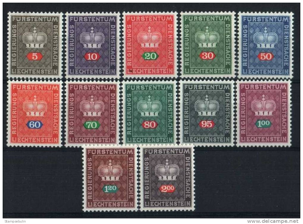 1968 - 1969 COMPLETE SET MNH ** - Dienstzegels
