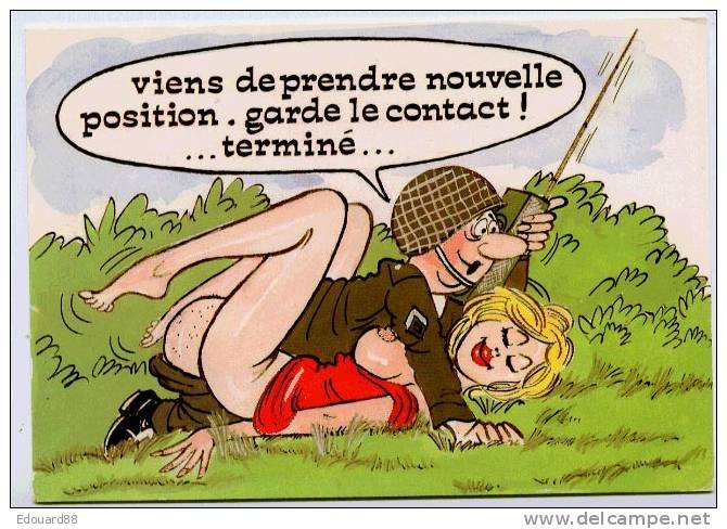 VIENT DE PRENDRE NOUVELLE POSITION    ILLUSTRATEUR NON SIGNE - Humour