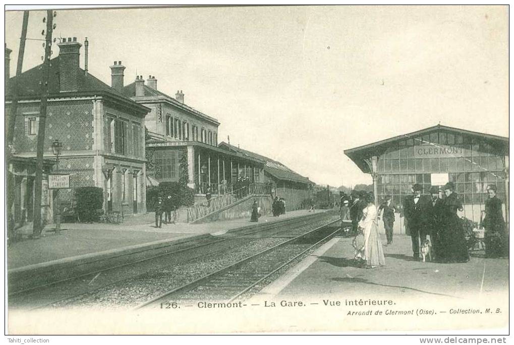 CLERMONT - La Gare - Vue Intérieure - Clermont