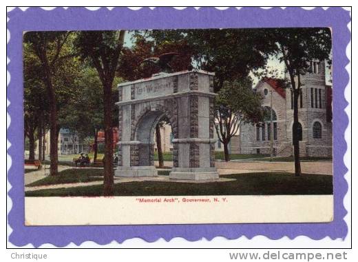 Memorial Arch, Gouvernour, NY - Adirondack