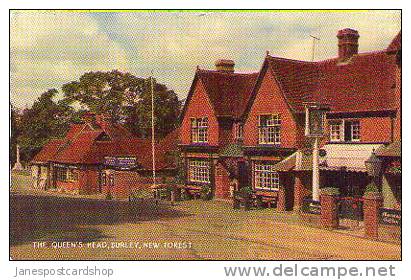 THe QUEEN'S HEAD Public House - BURLEY - New Forest - Hampshire - England - Altri & Non Classificati