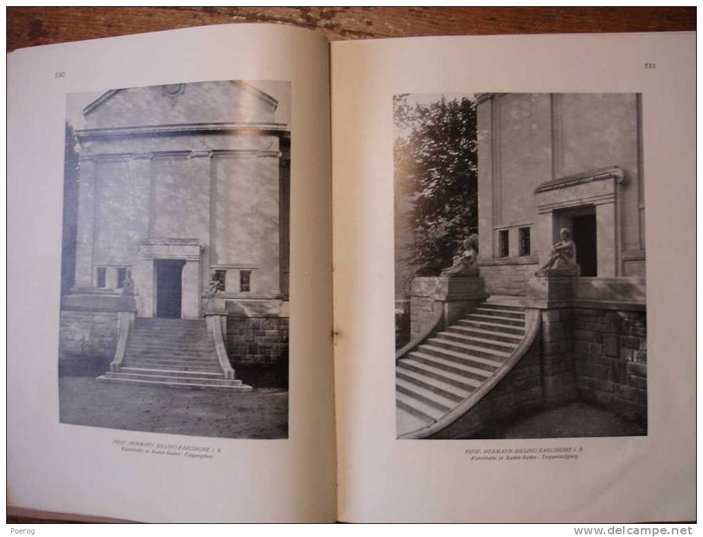 MODERNE BAUFORMEN - REVUE ALLEMANDE D' ARCHITECTURE - 1910 - très illustrée - belle facture très nombreuses planches