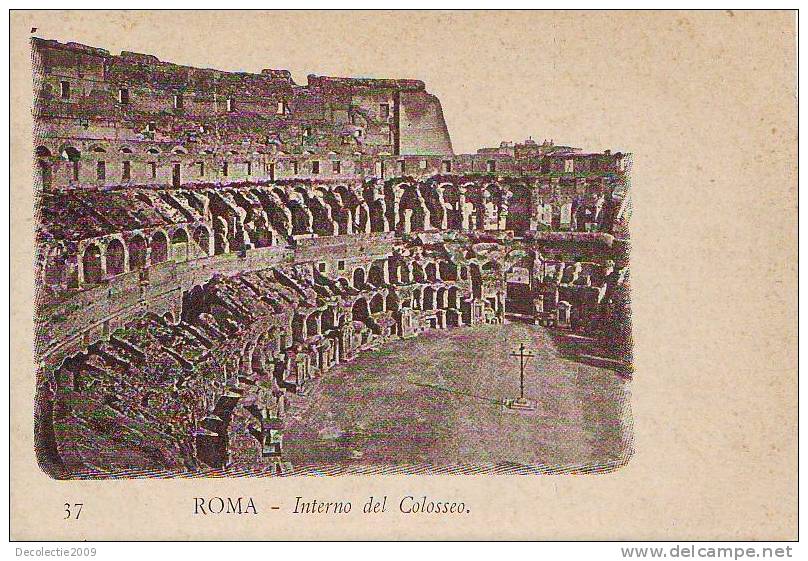 Z4353 Italy Lazio Roma Interno Del Colosseo Uncirculated Cca 1900 - Colosseum