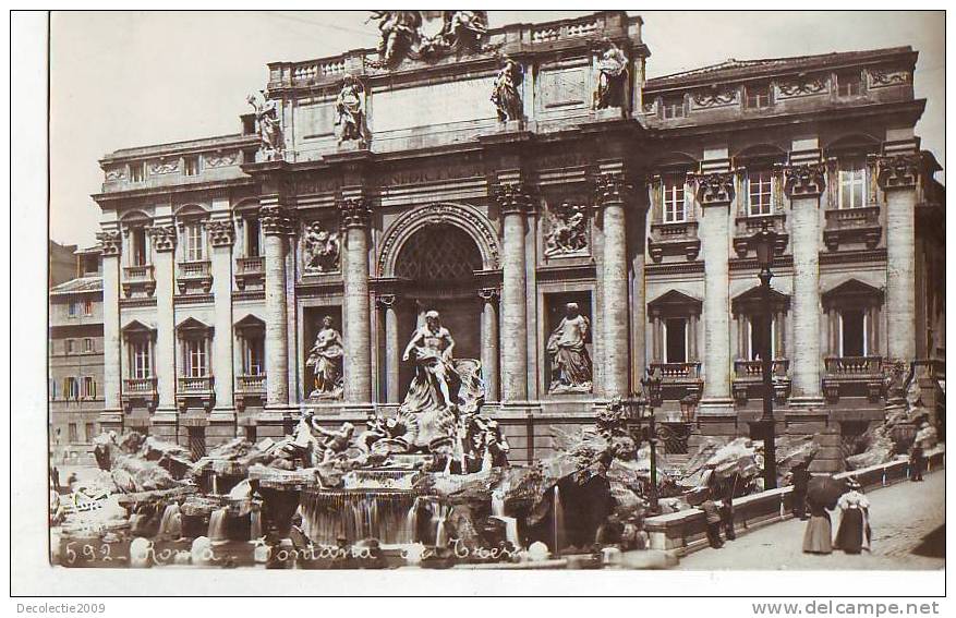 Z4354 Italy Lazio Roma Fontana Di Trevi Uncirculated - Fontana Di Trevi