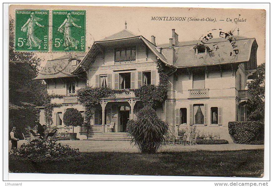 Carte Postale Ancienne Montlignon - Un Chalet - Montlignon