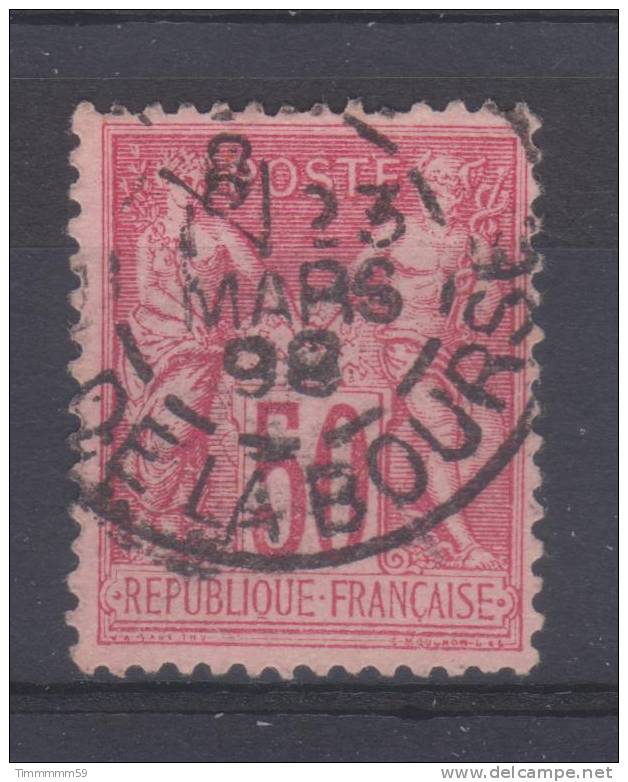 Lot N°8172    N°98   Oblit   PARIS  ( PL DE LA BOURSE ) - 1876-1898 Sage (Tipo II)