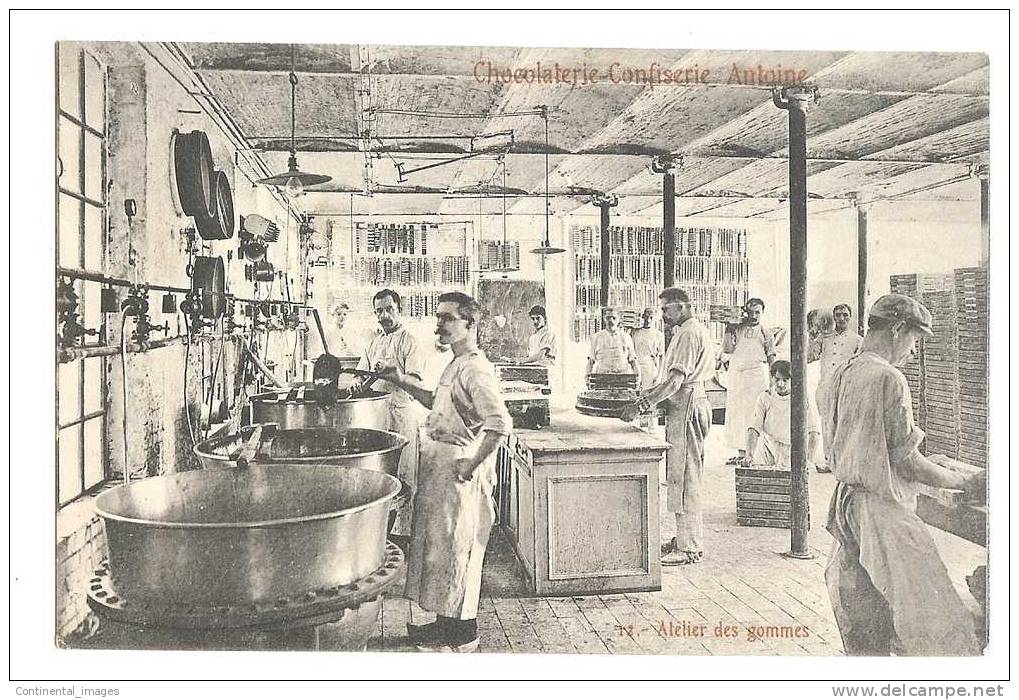 CHOCOLATS \"ANTOINE\"/ ATELIER DES GOMMES/ 1910 - Industrie
