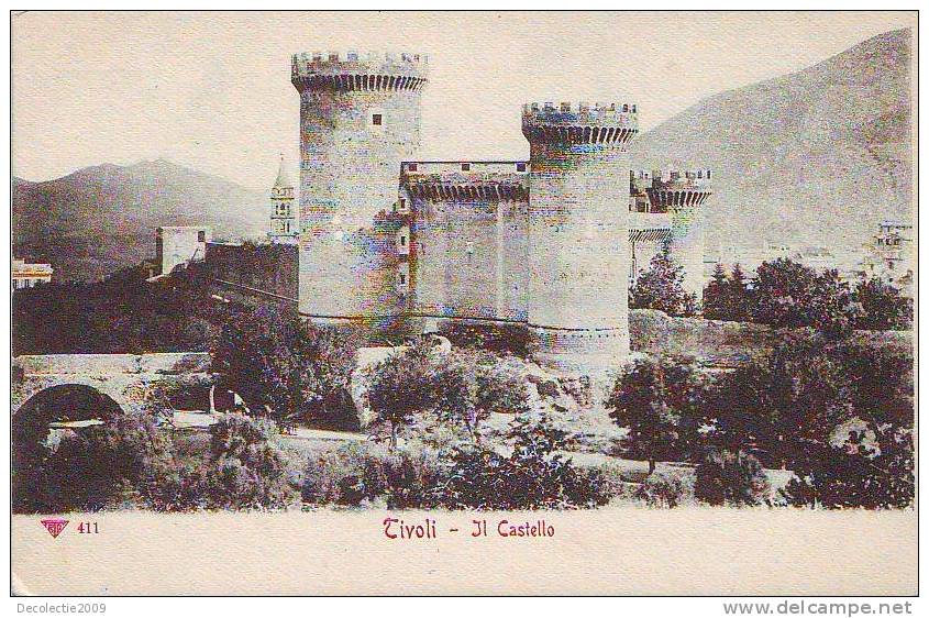 Z4183 Italy Lazio Tivoli IL Castello Uncirculated Cca 1900 - Tivoli