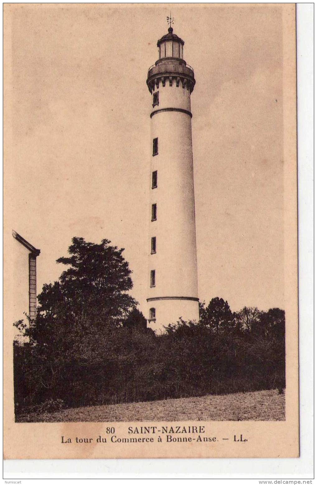 SAINT-NAZAIRE...CPA...LA TOUR DU COMMERCE A BONNE-ANSE - Saint Nazaire