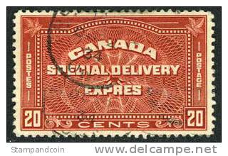 Canada E5 XF Used 20c Special Delivery From 1932 - Eilbriefmarken