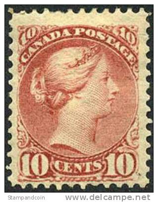Canada 45 Mint Hinged 10c Victoria From 1897 - Ungebraucht