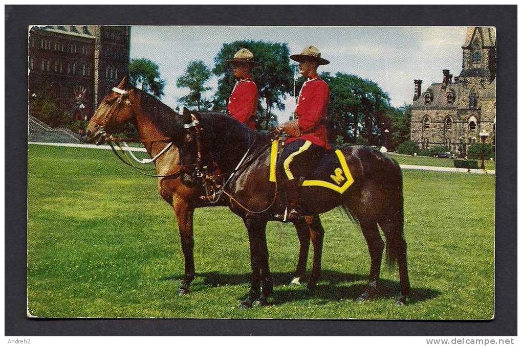 POLICE - MEMBERS OF THE FAMED ROYAL CANADIAN MOUNTED POLICE - R.C.M.P. - Police - Gendarmerie