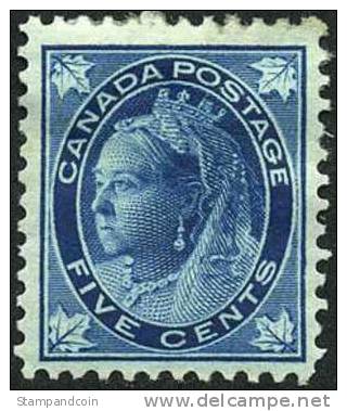 Canada 70 Mint Hinged 5c Victoria From 1897 - Unused Stamps