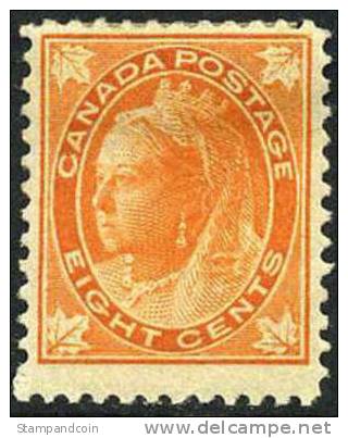 Canada 72 Mint Hinged 8c Victoria From 1897 - Ungebraucht