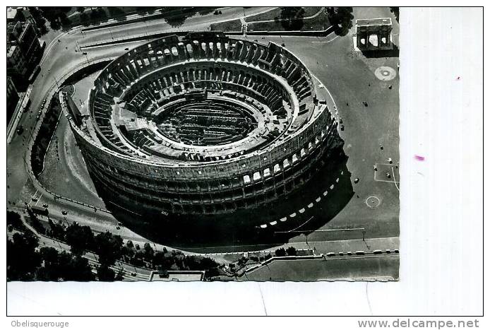 ROMA  COLISEE VUE AERIENNE IL COLOSSEO 1960 N ° 41605 - Colosseum