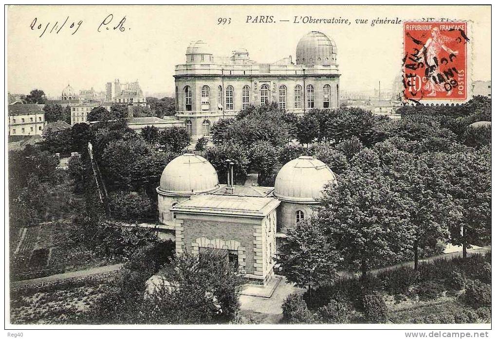 D75 -  Arr.14 -  PARIS  -  L'Observatoire, Vue Générale - Arrondissement: 14