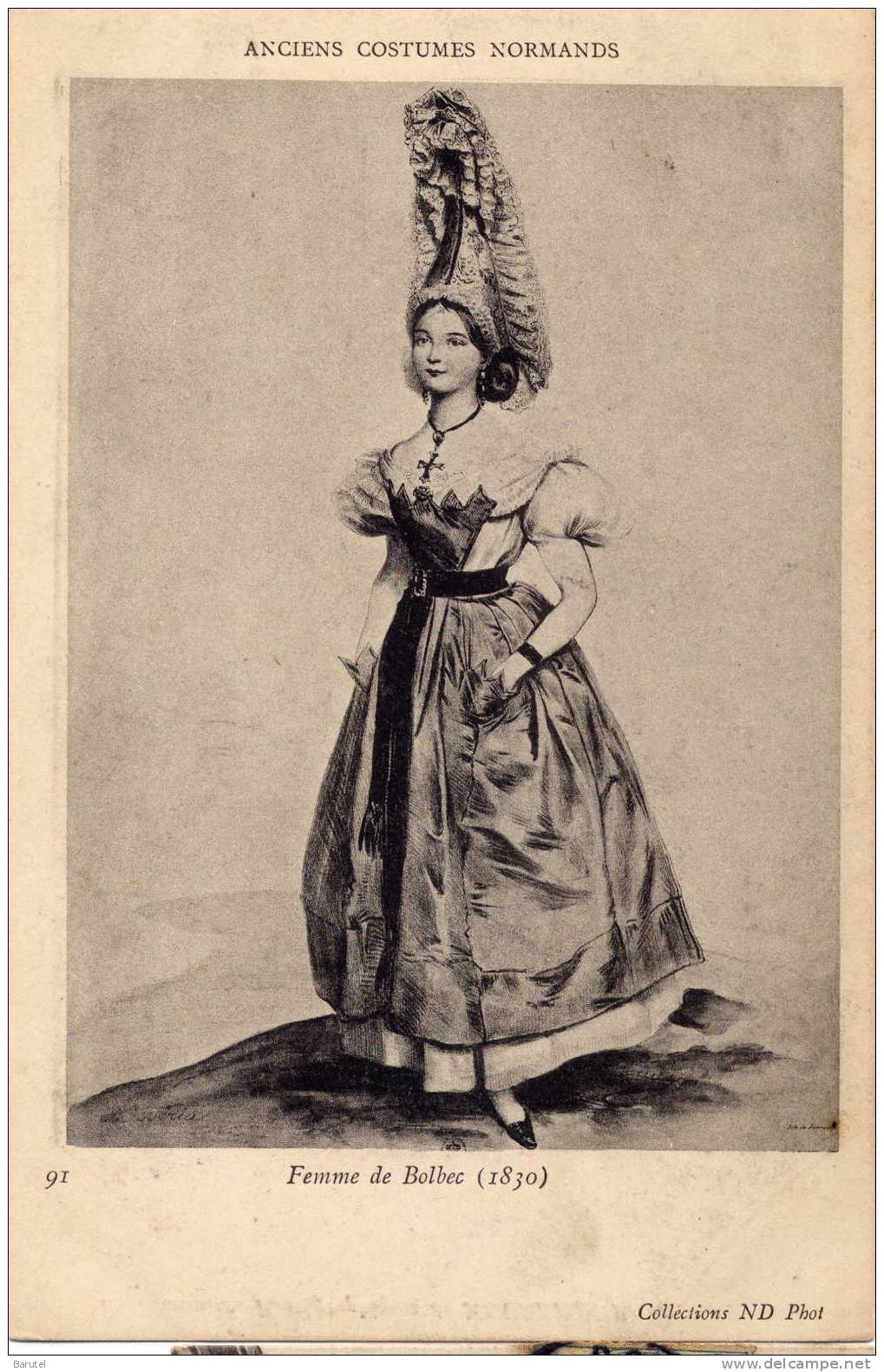 BOLBEC - Anciens Costumes Normands. Femme De Bolbec - Bolbec