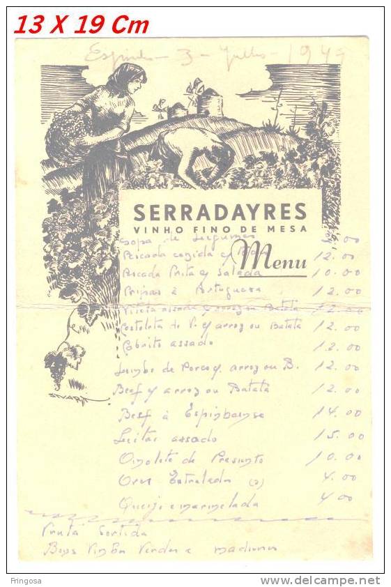 Desenho De Stuart Carvalhais: Serradayres - Caixa # 3 - Menus