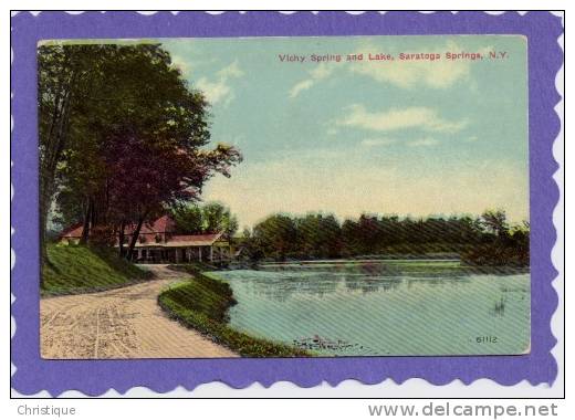 Vichy Spring And Lake, Saratoga Springs, NY 1900-10s - Saratoga Springs