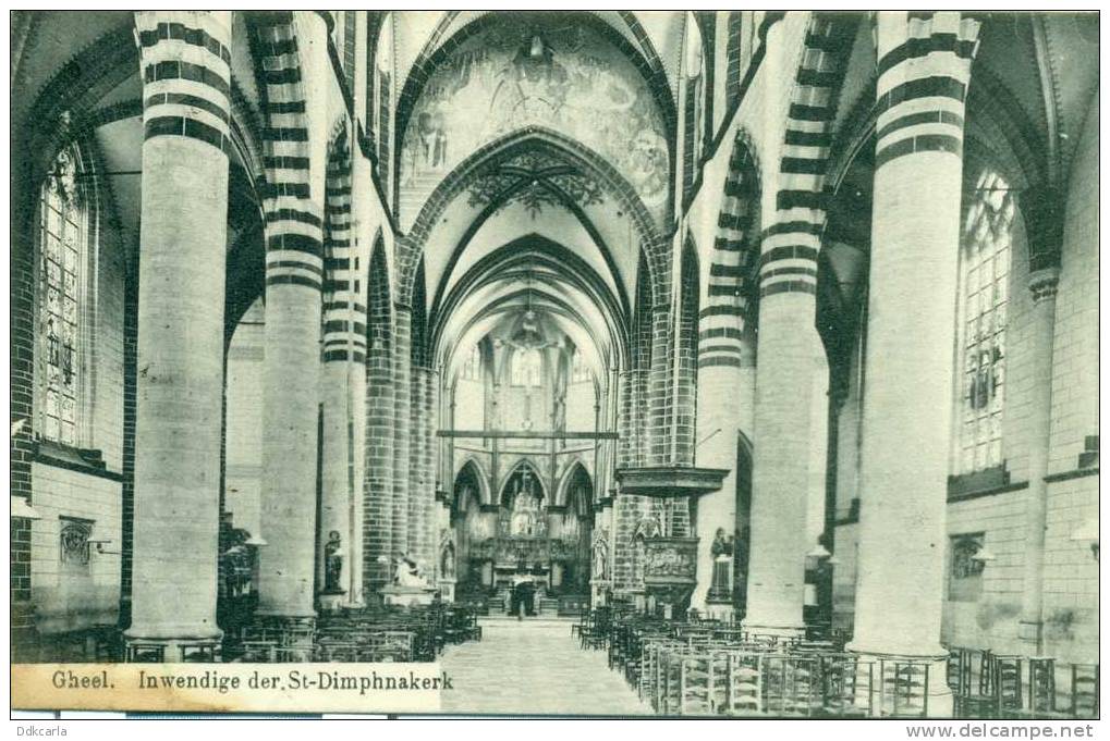 Gheel - Inwendige Der St-Dimphnakerk - Geel