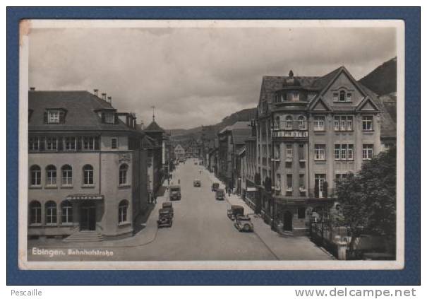 BADEN WURTTEMBERG ALBSTADT - CP EBINGEN - BAHNHOFSTRASSE - METZ FOTOKARTEN - Albstadt