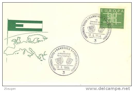 GERMANY 1964 EUROPA  CEPT POSTMARK - 1966