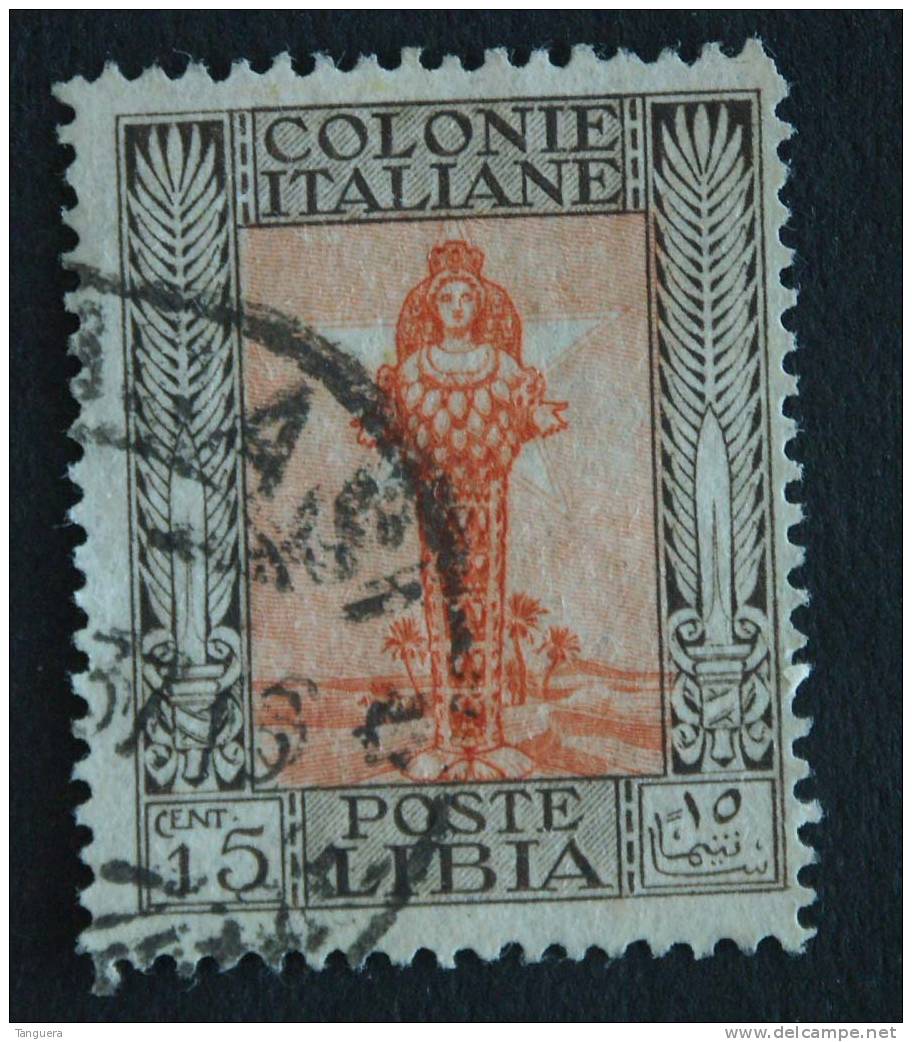 Libië Libye Libia Colonie Italienne Italiaanse Kolonie 1924-40 Déesse De L'abondance Sans Filigrane Dentelé 14 Yv 48 O - Libya