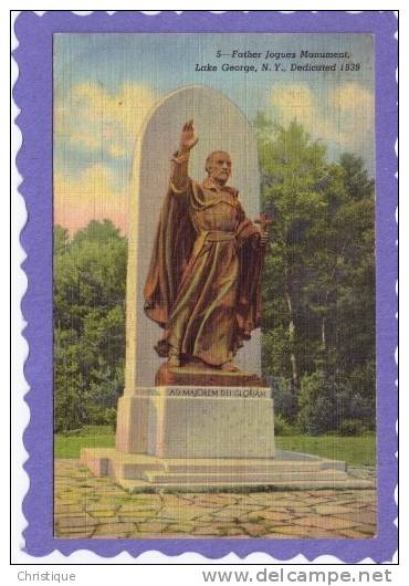 Father Jogues Monument, Lake George, NY - Lake George
