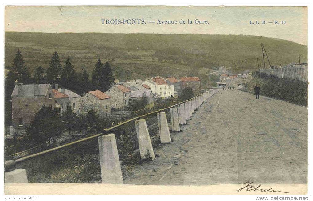 TROIS-PONTS - AVENUE DE LA GARE - Trois-Ponts