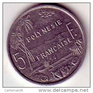 Pièce - Polynésie Française - 5 Francs - 1998 - Frans-Polynesië