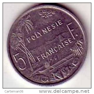 Pièce - Polynésie Française - 5 Francs - 1998 - Polinesia Francese