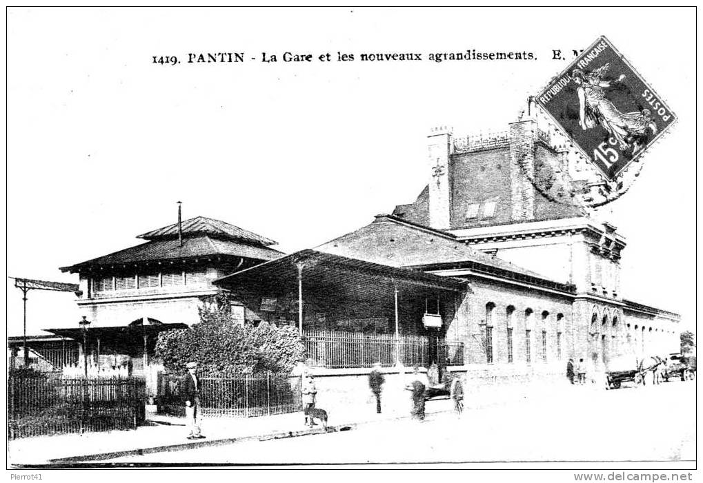 PANTIN - La Gare Et Les Nouveaux Agrandissements - Pantin