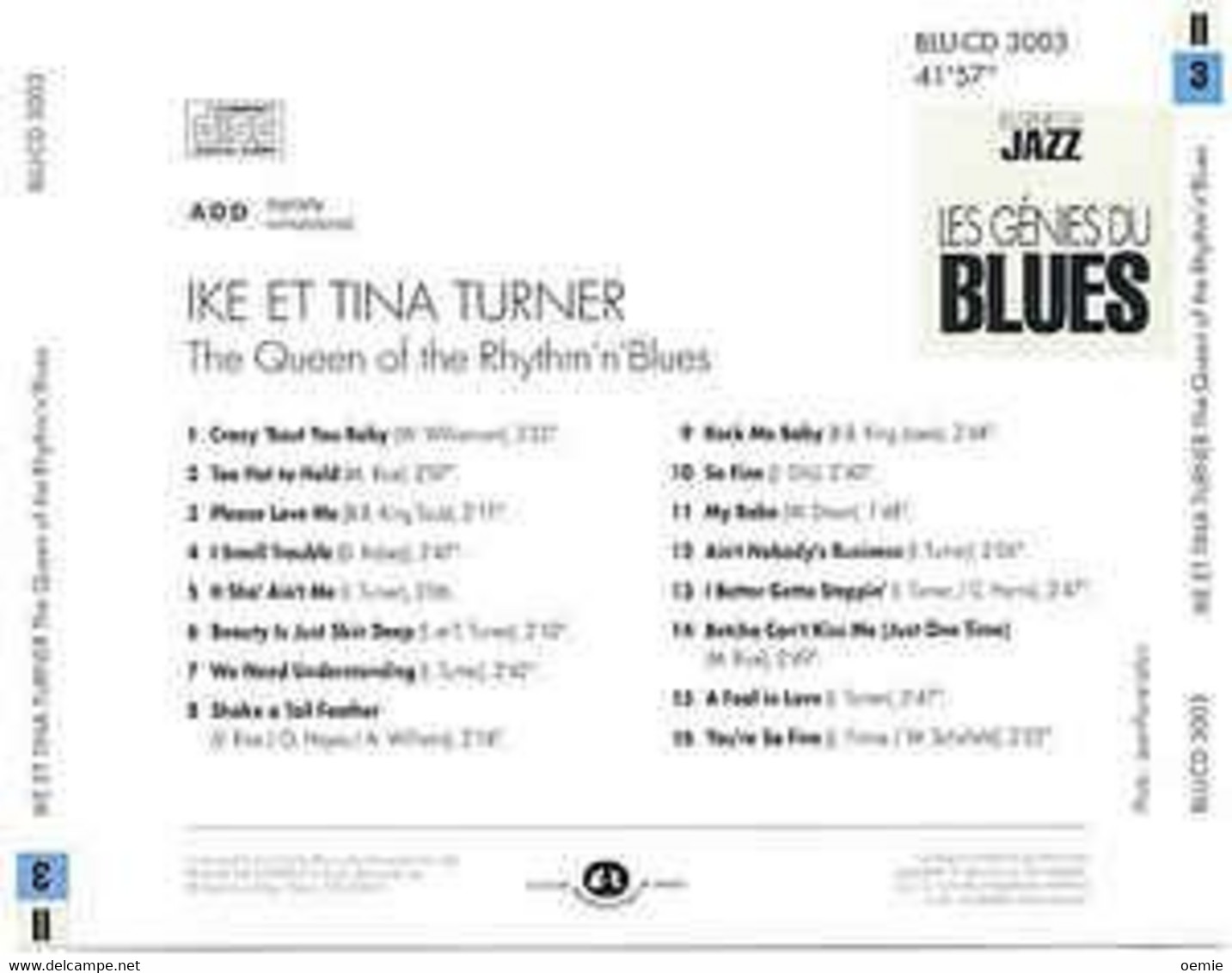 IKE ET TINA TURNER°°°°°  THE QUEEN OF THE RHYTHM' N' BLUES  CD NEUF 16 TITRES - Soul - R&B