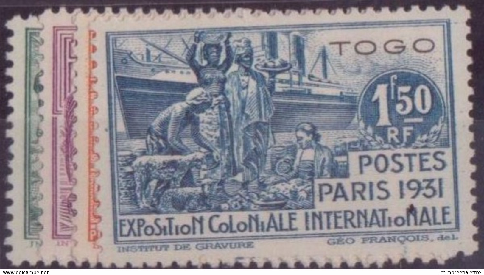 ⭐ Togo - YT N° 161 à 164 * - Neuf Avec Charnière - 1931 ⭐ - Ongebruikt