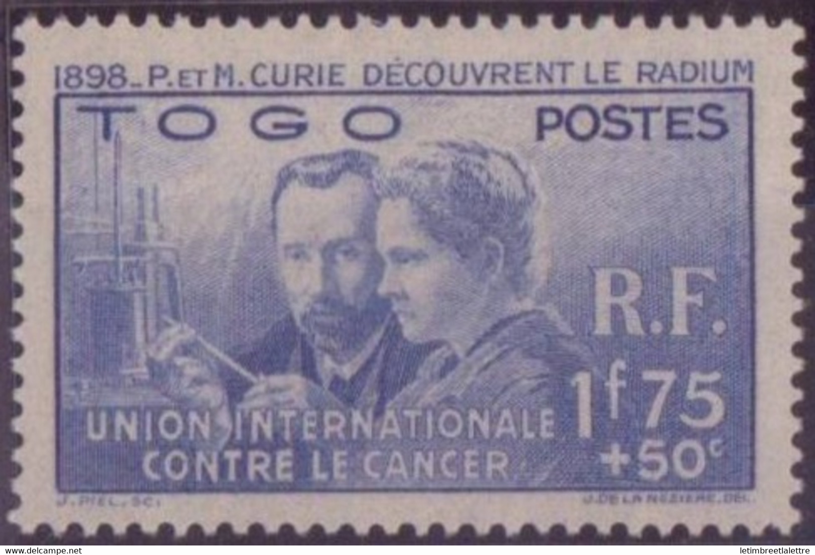 ⭐ Togo - YT N° 171 * - Neuf Avec Charnière - 1938 ⭐ - Unused Stamps