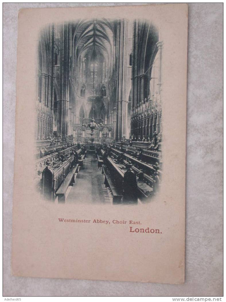 London Westminster Abbey Choir East C 1900 - Westminster Abbey