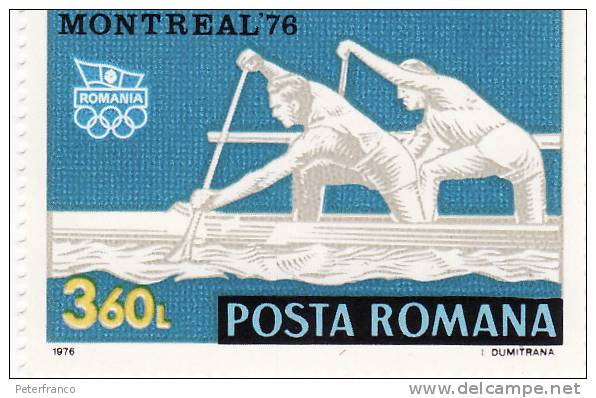 1976 Romania - Olimpiadi Di Montreal - Canoë